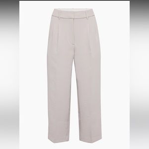 Aritzia Wilfred cropped effortless pants in light purple size 4